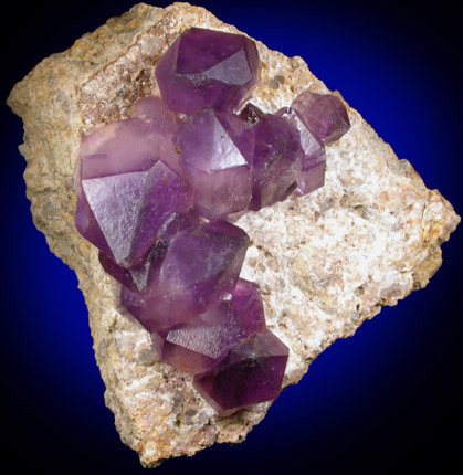 Quartz var. Amethyst from Moqor, Mqakkhar Mountains, Ghanzi Province, Afghanistan