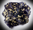 Fluorite with Barite, Sphalerite, Chalcopyrite from Denton Mine, Harris Creek District, Hardin County, Illinois