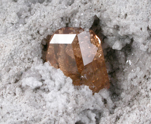 Topaz on rhyolite from Topaz Mountain, Thomas Range, Juab County, Utah