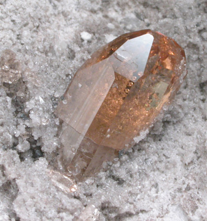 Topaz on rhyolite from Topaz Mountain, Thomas Range, Juab County, Utah