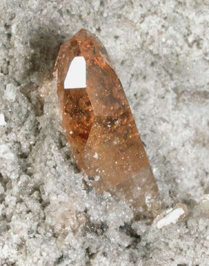 Topaz on rhyolite from Topaz Mountain, Thomas Range, Juab County, Utah