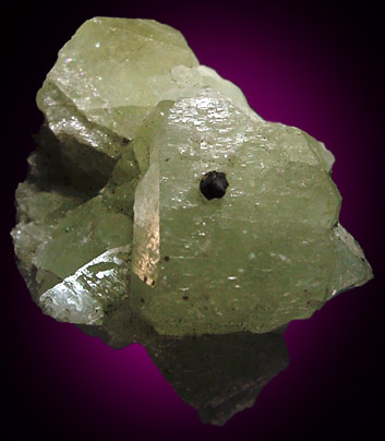 Pyrite on Datolite from Charcas District, San Luis Potosi, Mexico