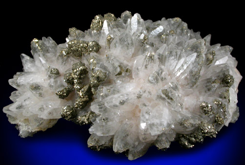 Calcite with Pyrite from Santa Eulalia District, Aquiles Serdán, Chihuahua, Mexico