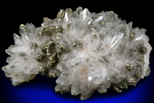 Calcite with Pyrite from Santa Eulalia District, Aquiles Serdn, Chihuahua, Mexico