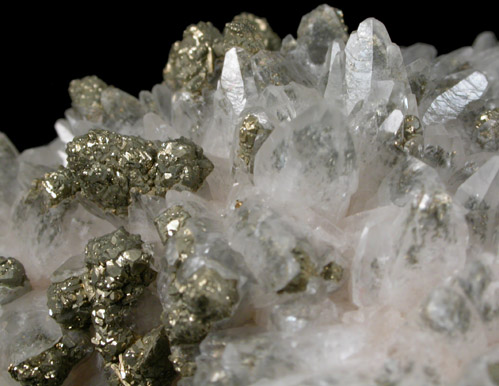 Calcite with Pyrite from Santa Eulalia District, Aquiles Serdn, Chihuahua, Mexico