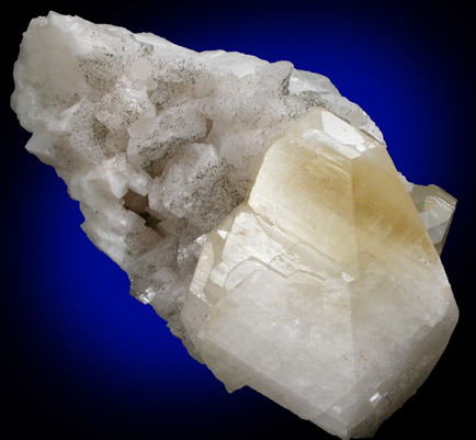 Calcite on Dolomite from Picos de Europa Mountains, Cantabria, Spain