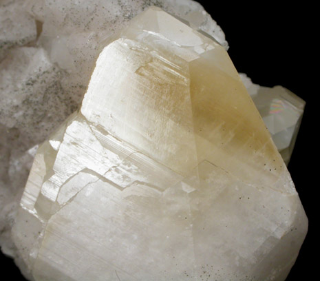 Calcite on Dolomite from Picos de Europa Mountains, Cantabria, Spain