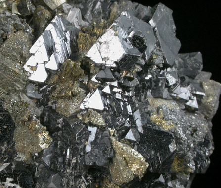 Sphalerite, Pyrite, Quartz from Casapalca District, Huarochiri Province, Peru