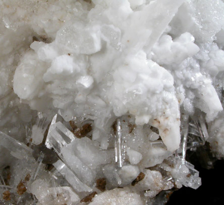 Calcite pseudomorphs after Aragonite from Johnby Quarry, near Penrith, Cumbria, England