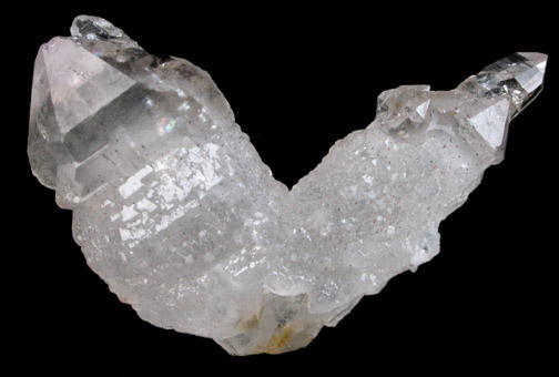 Quartz (Japan Law-twinned) Reverse-Scepter Formation from Ambatondrazaka, Toamasina Province, Madagascar