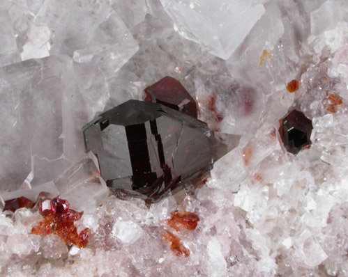 Uvite Tourmaline on Magnesite from Brumado District, Serra das guas, Bahia, Brazil