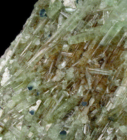 Elbaite Tourmaline on Albite from Mount Mica Quarry, Paris, Oxford County, Maine