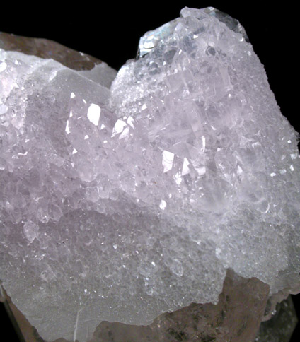 Quartz var. Smoky with Rose Quartz Crystal overgrowth from Mount Mica Quarry, Paris, Oxford County, Maine