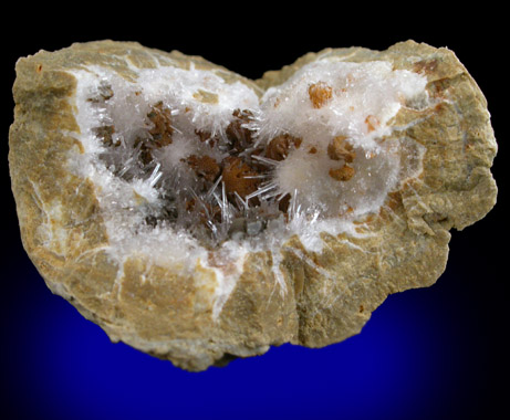 Kutnohorite and Aragonite from Levane, Val D'Arno, Tuscany, Italy