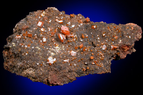 Wulfenite with Calcite from Red Cloud Mine, Silver District, La Paz County, Arizona