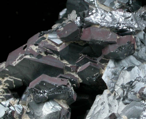 Hematite and Quartz from Silver Bell Mine, Bouse District, La Paz County, Arizona