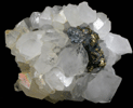 Quartz, Sphalerite, Chalcopyrite from Ballard Mine, Baxter Springs, Cherokee County, Kansas