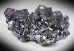 Fluorite on Galena from Durham, England