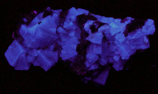 Fluorite on Galena from Durham, England
