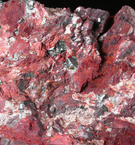 Zincite in Franklinite and Willemite from Franklin Mining District, Sussex County, New Jersey (Type Locality for Zincite and Franklinite)