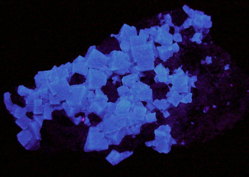 Fluorite and Galena on Quartz from Rogerley Mine, County Durham, England