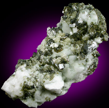 Epidote, Actinolite, Zoisite, Titanite, Orthoclase from Alchuri, Shigar Valley, Skardu District, Baltistan, Gilgit-Baltistan, Pakistan