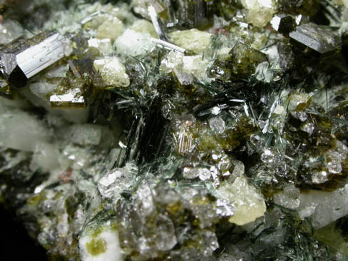 Epidote, Actinolite, Zoisite, Titanite, Orthoclase from Alchuri, Shigar Valley, Skardu District, Baltistan, Gilgit-Baltistan, Pakistan