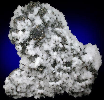 Tennantite-Tetrahedrite on Quartz from El Cobre Mine, Concepcion del Oro, Zacatecas, Mexico