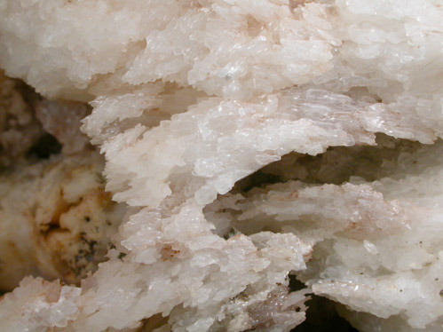 Aragonite pseudomorphs after Anhydrite from New Street Quarry, Paterson, Passaic County, New Jersey