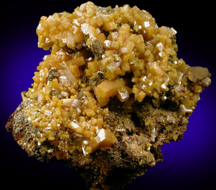 Wulfenite from Mina Ojuela, San Juan Poniente Vein, Level 6, Mapimi, Durango, Mexico