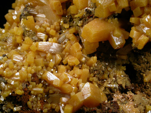 Wulfenite from Mina Ojuela, San Juan Poniente Vein, Level 6, Mapimi, Durango, Mexico