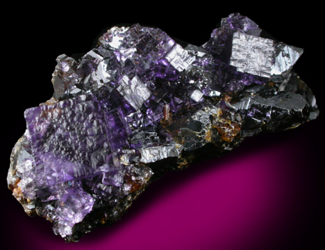 Fluorite on Sphalerite from Elmwood Mine, Carthage, Smith County, Tennessee