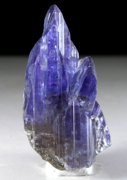 Zoisite var. Tanzanite from Merelani Hills, western slope of Lelatama Mountains, Arusha Region, Tanzania (Type Locality for Tanzanite)