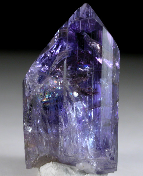 Zoisite var. Tanzanite from Merelani Hills, western slope of Lelatama Mountains, Arusha Region, Tanzania (Type Locality for Tanzanite)