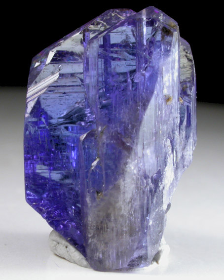 Zoisite var. Tanzanite from Merelani Hills, western slope of Lelatama Mountains, Arusha Region, Tanzania (Type Locality for Tanzanite)