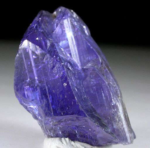 Zoisite var. Tanzanite from Merelani Hills, western slope of Lelatama Mountains, Arusha Region, Tanzania (Type Locality for Tanzanite)