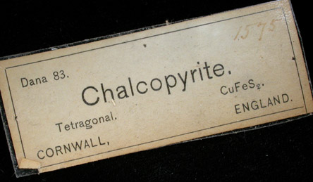 Chalcopyrite var. Blister Copper from Cornwall, England