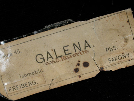 Galena with Fluorite from Freiberg District, Saxony, Germany