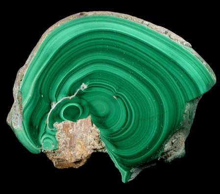 Malachite from Copper Queen Mine, Bisbee, Warren District, Cochise County, Arizona