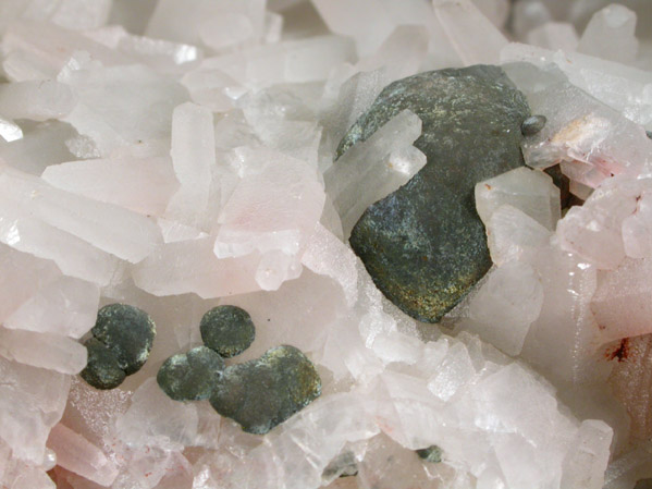 Calcite and Pyrite from Crowgarth Mine, Cleator Moor, Cumbria, England