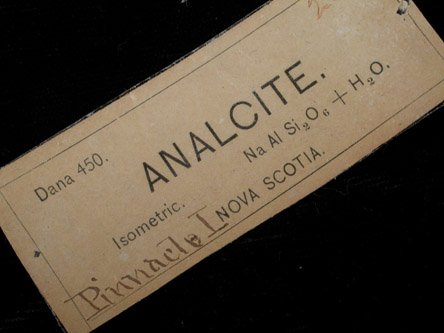 Analcime from Pinnacle Rock, Five Islands, Nova Scotia, Canada