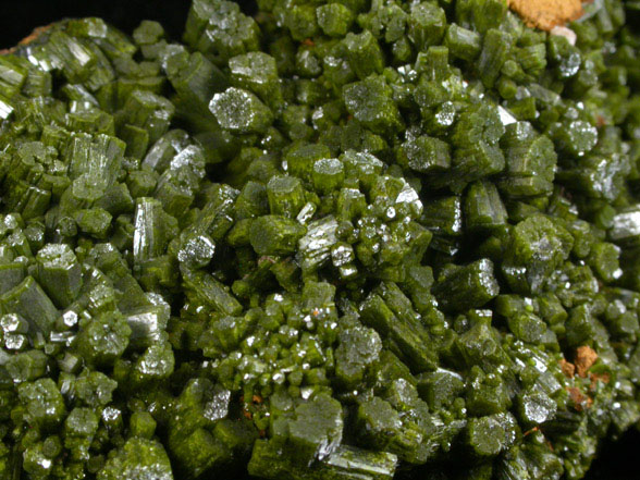 Pyromorphite from Wheatley Mine, Phoenixville, Chester County, Pennsylvania