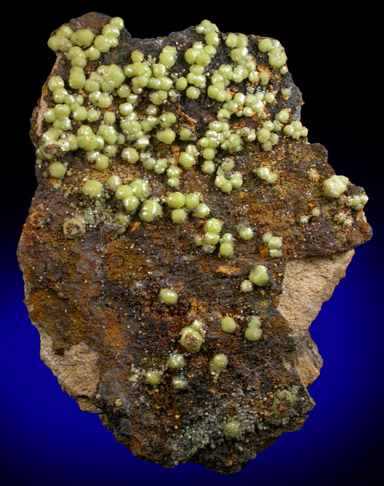 Mimetite var. Campylite from Príbram, Central Bohemia, Czech Republic