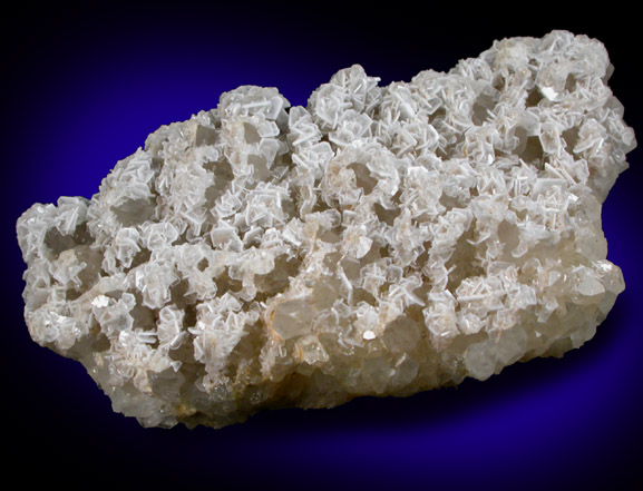 Barite on Quartz from Prbram, Central Bohemia, Czech Republic