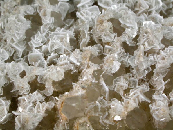 Barite on Quartz from Prbram, Central Bohemia, Czech Republic