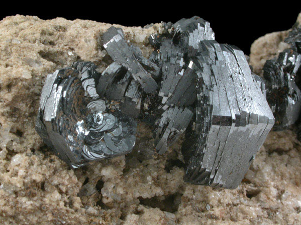 Hematite var. Eisenrose from Monte Fibia, St. Gotthard, Ticino, Switzerland