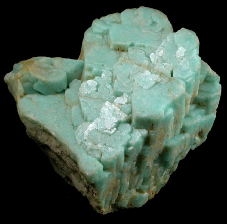Microcline var. Amazonite from near Florissant, El Paso County, Colorado