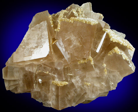Fluorite with Siderite from Boltsburn Mine, Durham, England