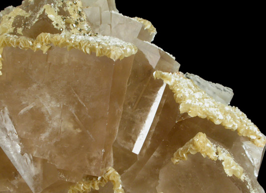 Fluorite with Siderite from Boltsburn Mine, Durham, England