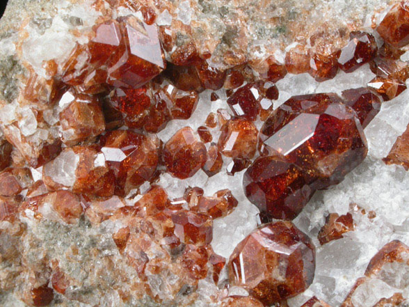 Grossular Garnet from north shore of Panther Pond (Camp Hinds), Raymond, Cumberland County, Maine